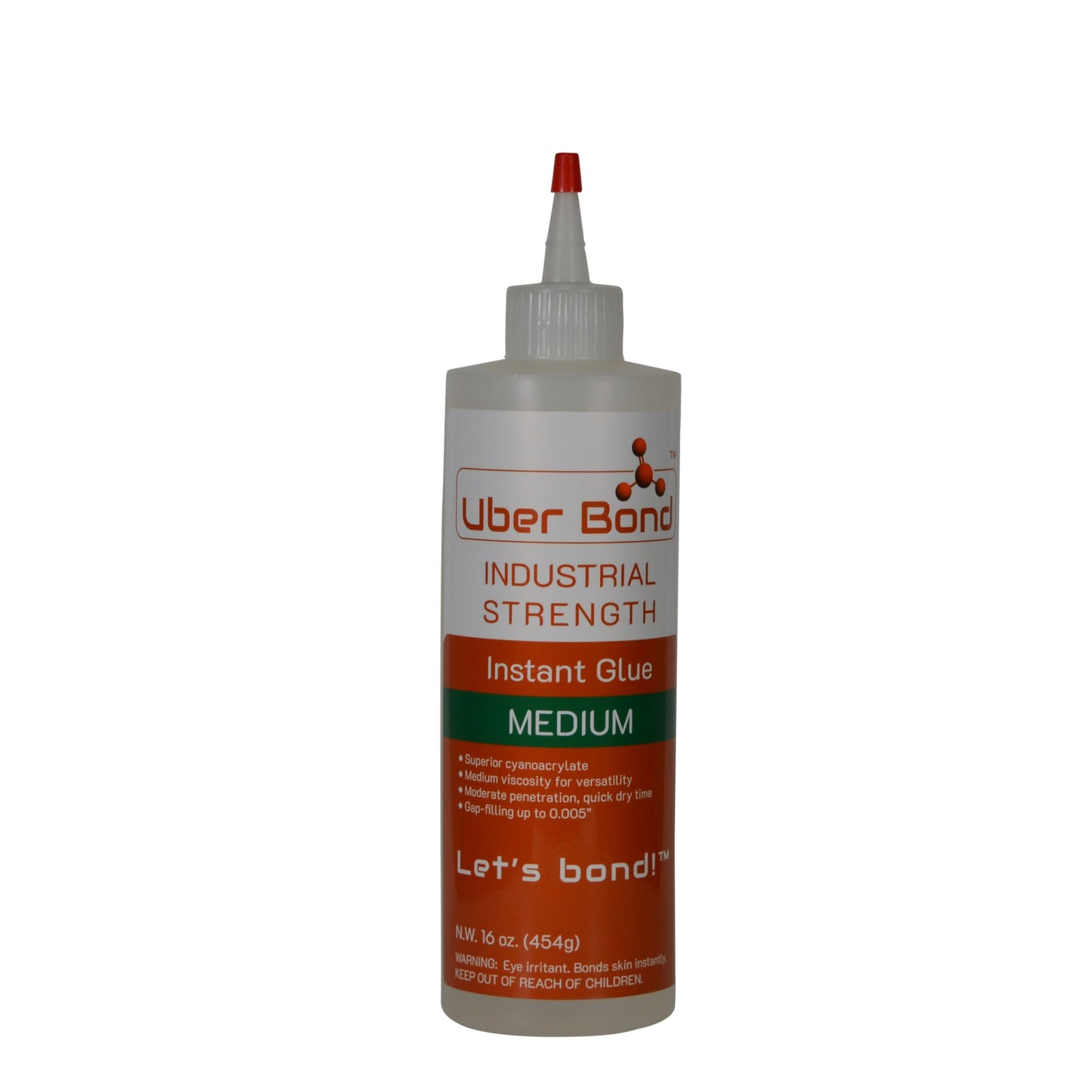 Professional Grade Instant Glue, Medium Thickness Premium Cyanoacrylate, 100 CPS