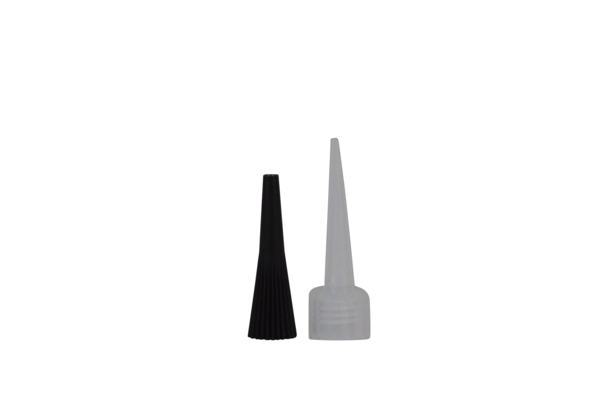 Cap and top pieces for 2 oz, 1 oz, and 0.5 oz bottles