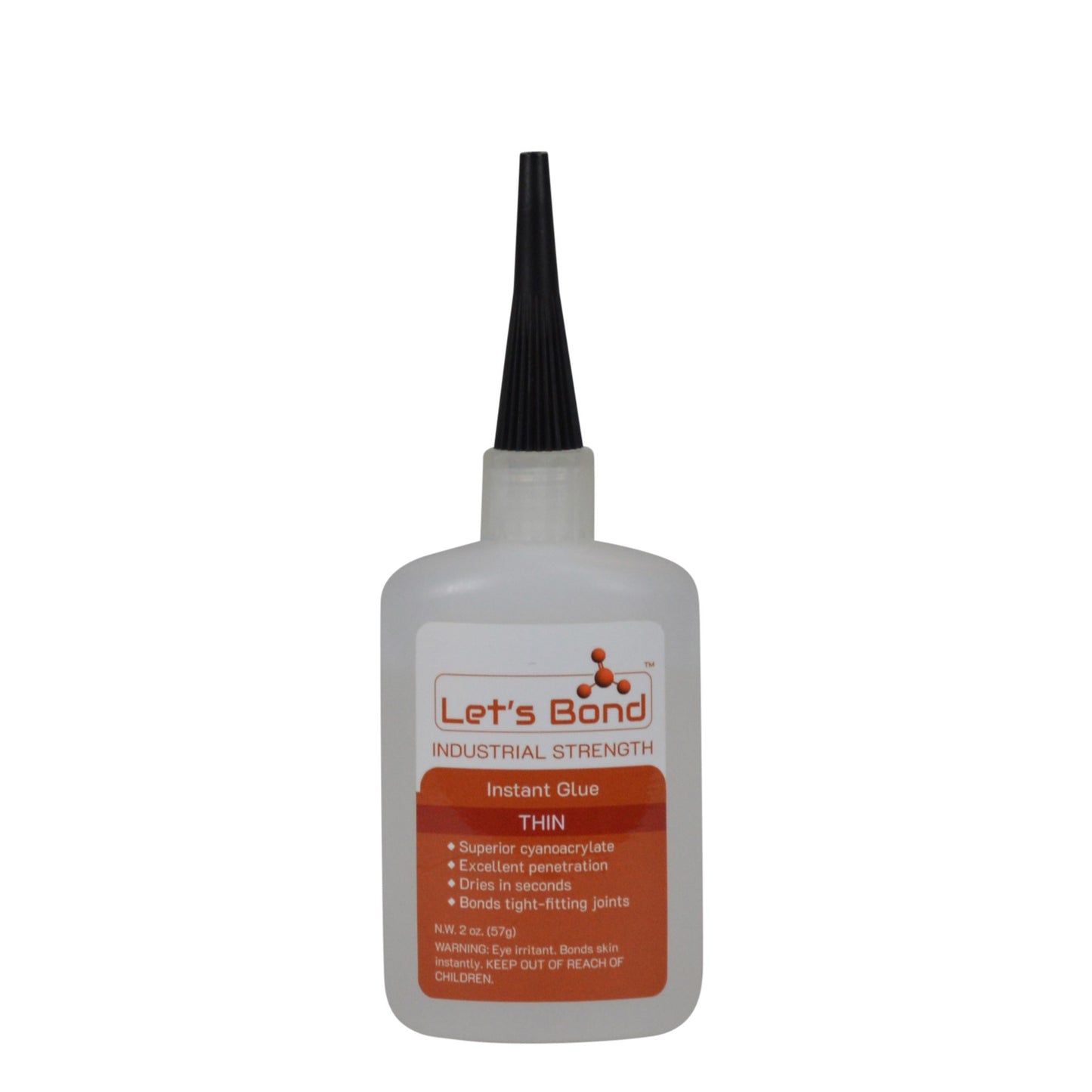 Professional Grade Instant Glue, Thin Premium Cyanoacrylate, 5 CPS