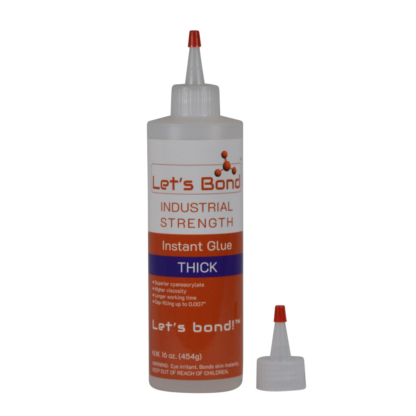 Professional Grade Instant Glue, Thick Premium Cyanoacrylate, 700 CPS