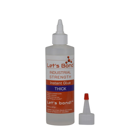Professional Grade Instant Glue, Thick Premium Cyanoacrylate, 700 CPS